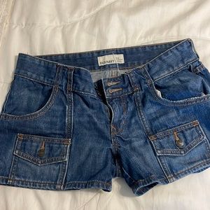 Denim shorts